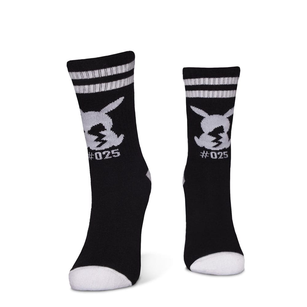Pokémon chaussettes 3 pack pikachu pokeball 39-42