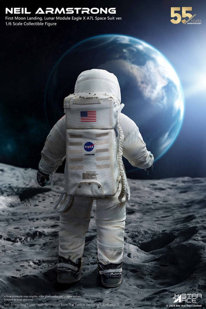 Neil Armstrong -actie Afbeelding 1/6 Neil Armstrong Deluxe versie 30 cm