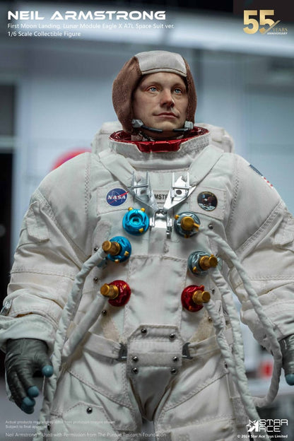 Neil Armstrong -actie Afbeelding 1/6 Neil Armstrong Deluxe versie 30 cm