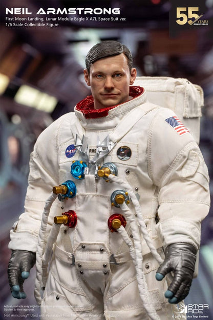 Neil Armstrong -actie Afbeelding 1/6 Neil Armstrong Deluxe versie 30 cm