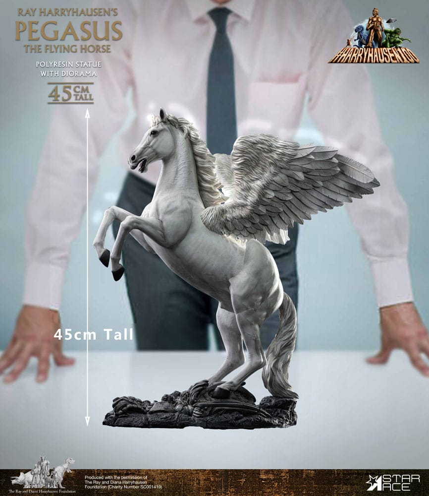 Ray Harryhausen Heykeli Pegasus: The Flying Horse 2.0 Deluxe Sürüm 45 cm