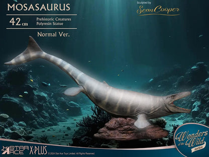 Maravillas de la estatua salvaje Mosasaurus (NX) 42 cm