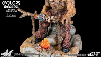 Ray Harryhausen Diorama 1/8 Cyclops Grillscene 17 cm