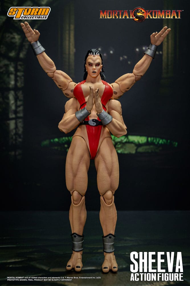 Mortal Kombat Eylem Şekil 1/12 Sheeva 18 cm