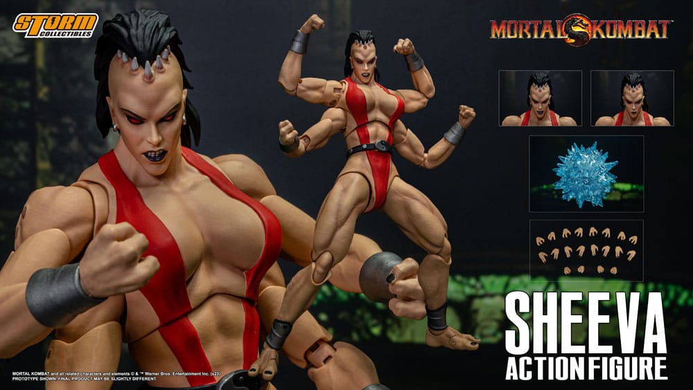 Mortal Kombat Eylem Şekil 1/12 Sheeva 18 cm