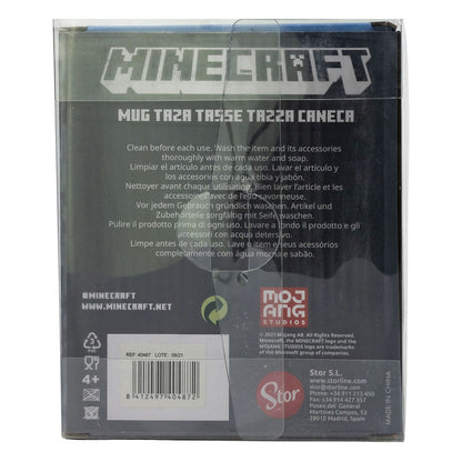 Minecraft 3d krus creeper ansigt 445 ml