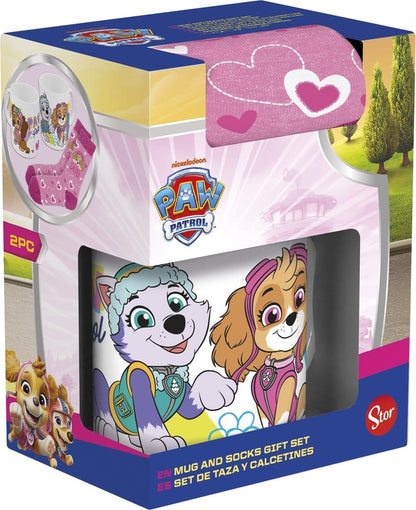 Set šalica i čarapa Paw Patrol Girl Go Skye