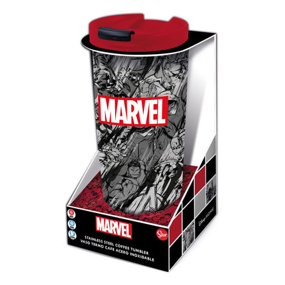 Marvel de acero inoxidable Tumbler Patrón de Marvel