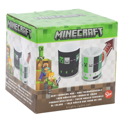 Minecraft Isı Değiştirme Kupa Kare Deseni 325 ML