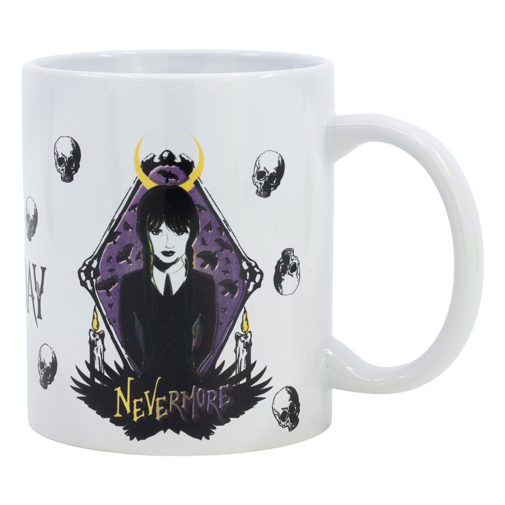 Taza del miércoles Nevermore 325 ml