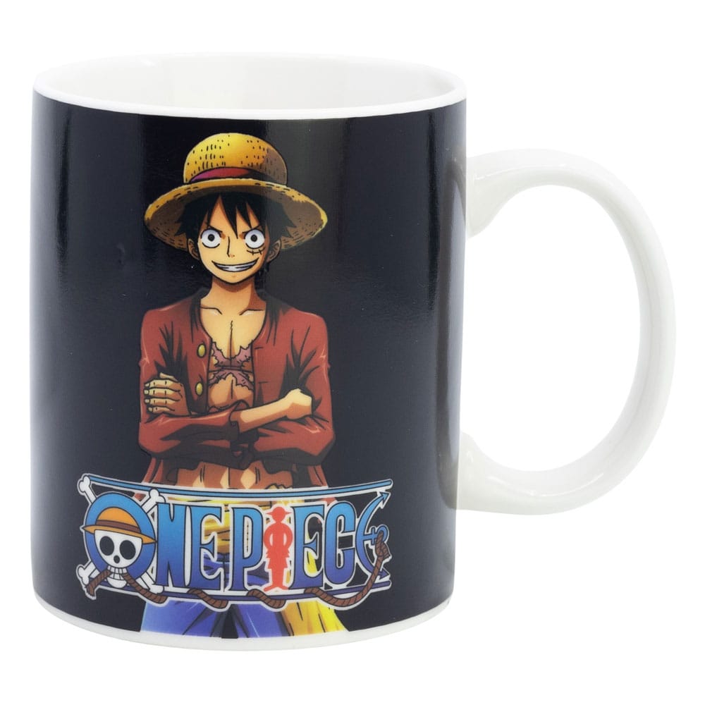 En bit värmebyte mugg luffy 325 ml