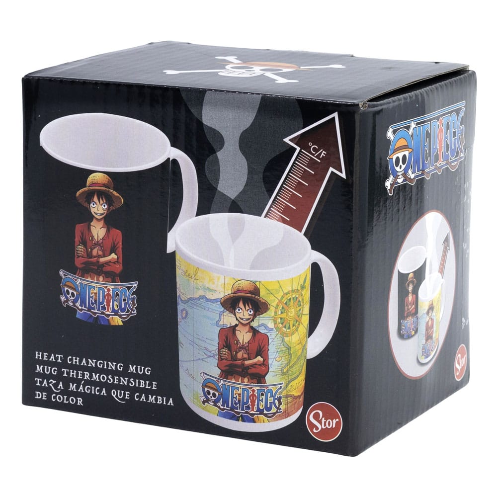 En bit värmebyte mugg luffy 325 ml