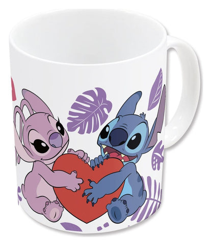 Lilo & Stitch Tasse Angel & Stitch Herz 325 ml