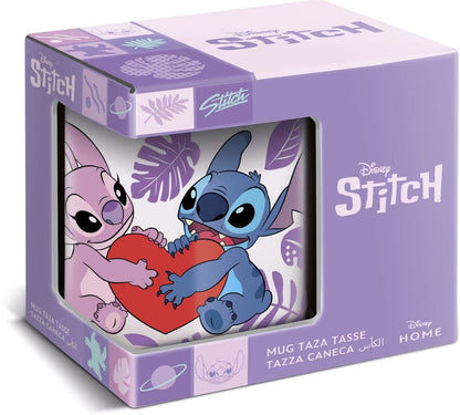 Lilo & Stitch Tasse Angel & Stitch Herz 325 ml