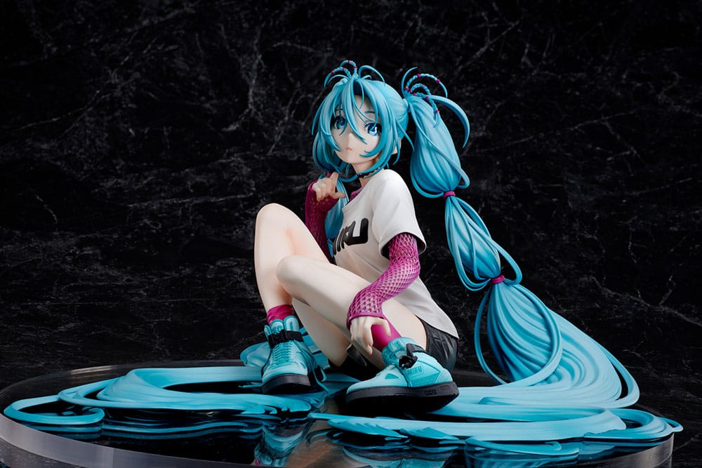 Hatsune Miku Statup 1/4 Yoneyama Mai Najnoviji ulični stil "Slatko" ograničeno izdanje 17 cm