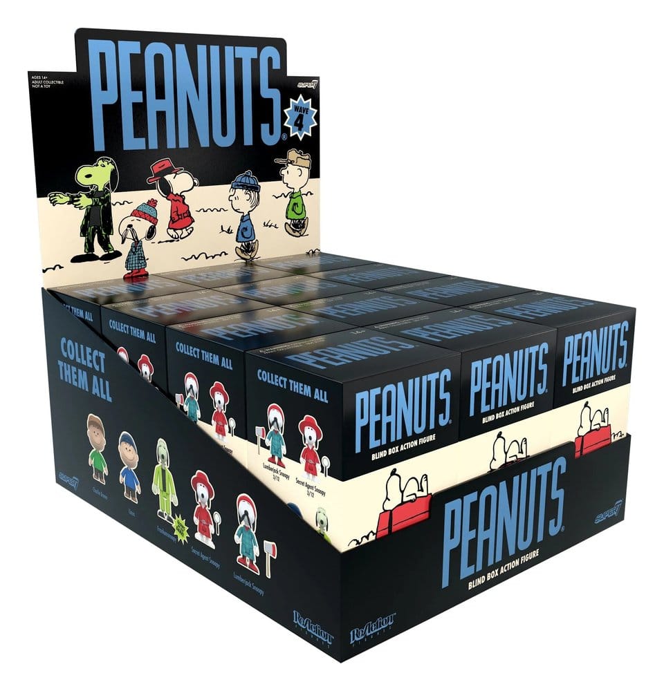 Peanuts Action Figur Blind Box Wave 4 Display (12)