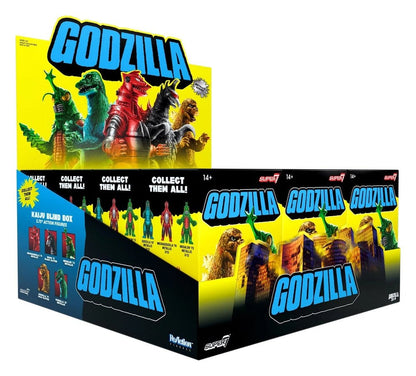 Godzilla Toho (métallique) figurine d'action Blind Box Wave 5 Display (12)