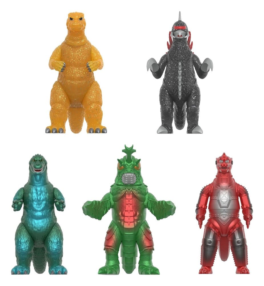 Godzilla Toho (métallique) figurine d'action Blind Box Wave 5 Display (12)
