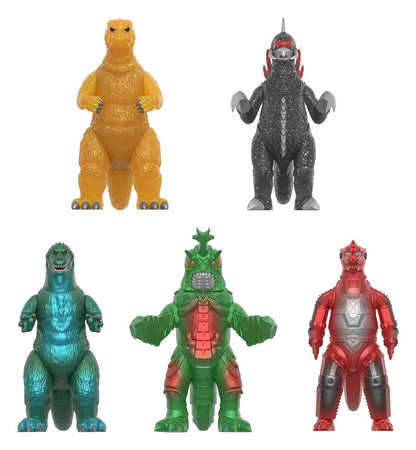Godzilla Toho (métallique) figurine d'action Blind Box Wave 5 Display (12)