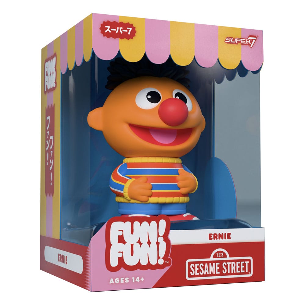 Rue Sésame FUN ! AMUSANT! Figurine en vinyle Wave 02 Ernie 13 cm