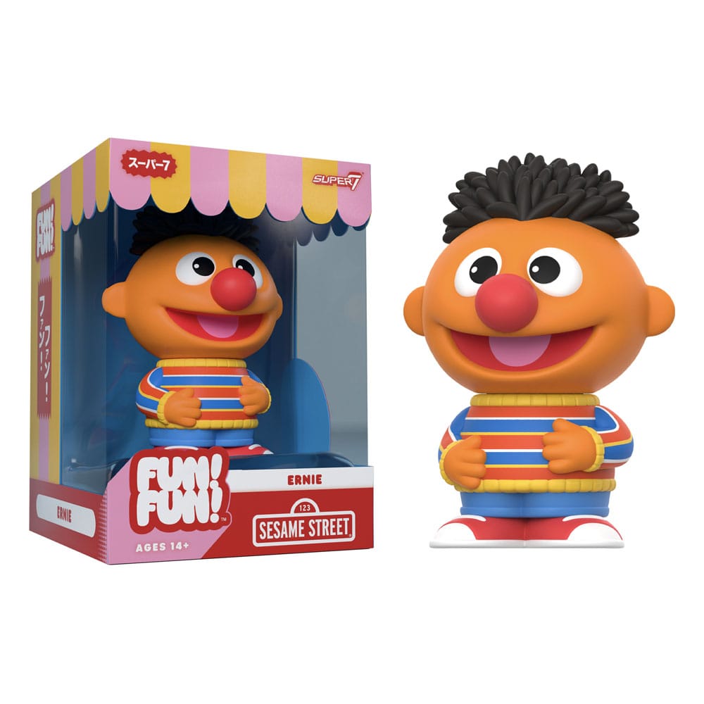 Rue Sésame FUN ! AMUSANT! Figurine en vinyle Wave 02 Ernie 13 cm