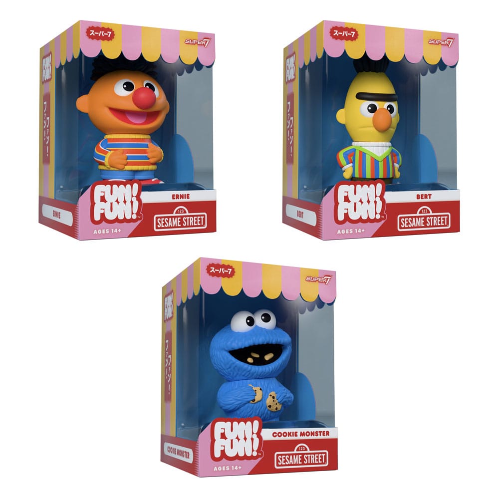 Rue Sésame FUN ! AMUSANT! Figurine en vinyle Wave 02 Ernie 13 cm