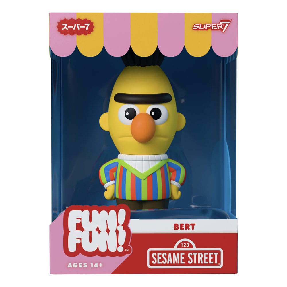 Sesamgade SJOVT! SJOV! Vinyl Action Figur Wave 02 Bert 13 cm