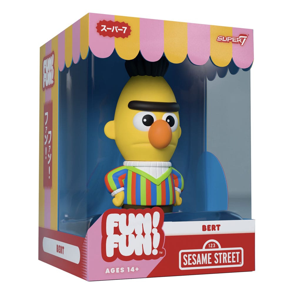 Sesamgade SJOVT! SJOV! Vinyl Action Figur Wave 02 Bert 13 cm