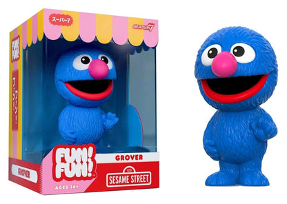 Sesamgade sjov! Sjov! Blød Vinyl Figur Wave 01 - Grover 18 cm