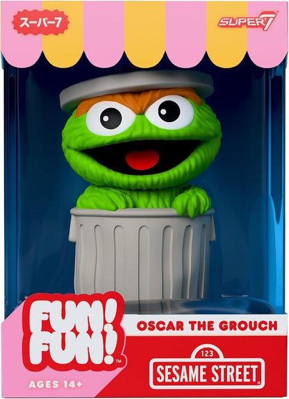 Sesamstraßenspaß! Spaß! Weiche Vinylfigur Wave 01 - Oscar the Grouch 18 cm
