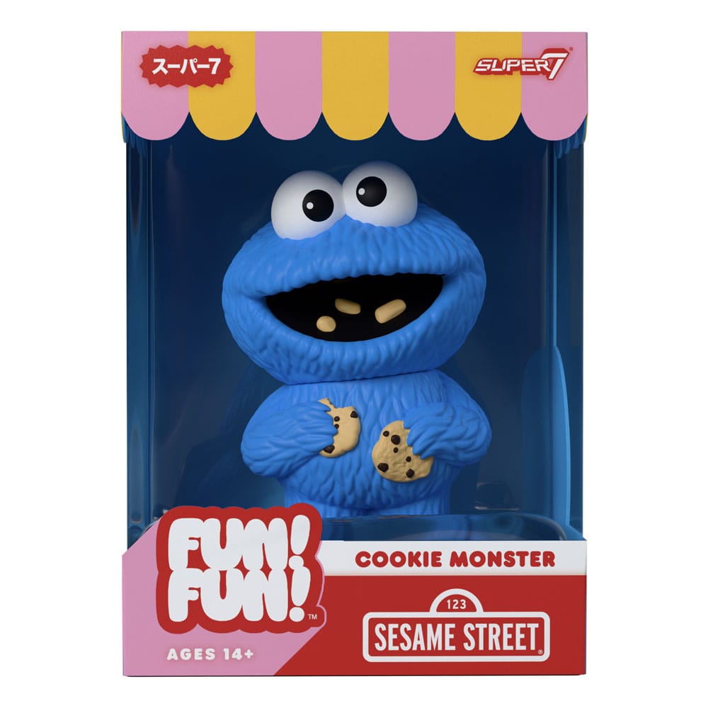 Rue Sésame FUN ! AMUSANT! Figurine en vinyle Wave 02 Cookie Monster 13 cm
