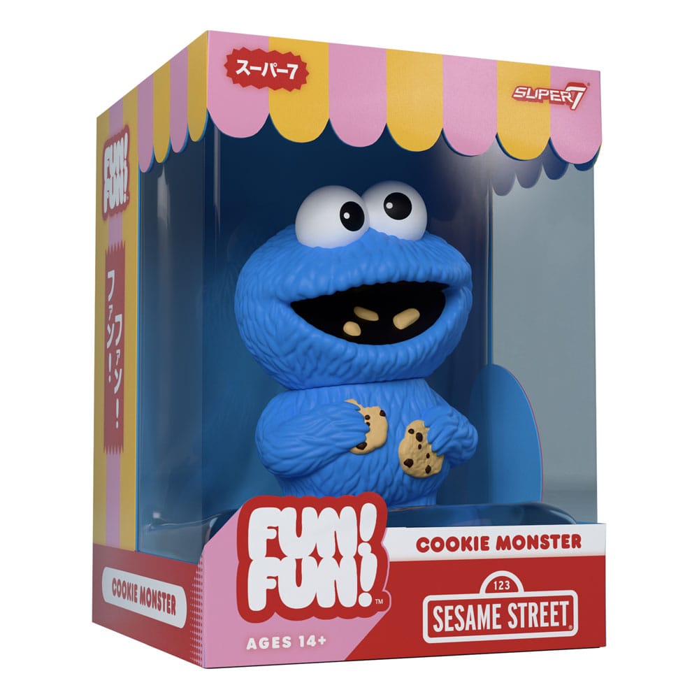 Rue Sésame FUN ! AMUSANT! Figurine en vinyle Wave 02 Cookie Monster 13 cm
