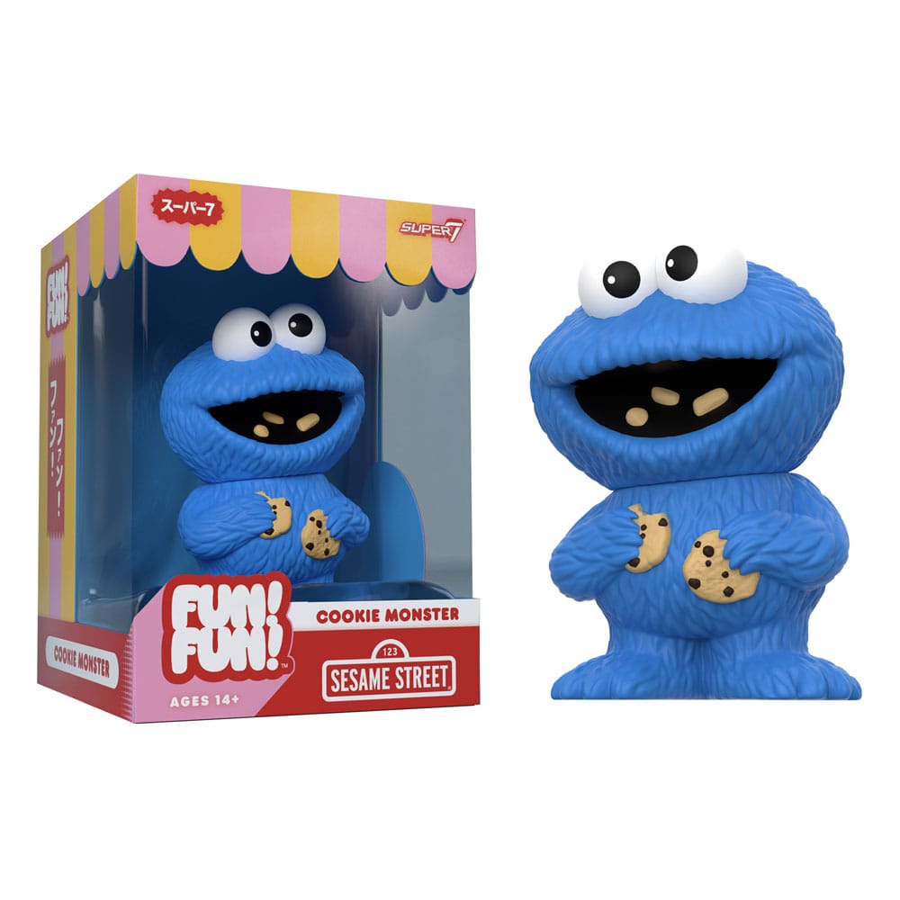 Rue Sésame FUN ! AMUSANT! Figurine en vinyle Wave 02 Cookie Monster 13 cm