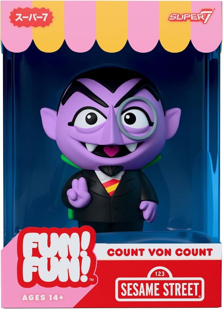 Sesamstraßenspaß! Spaß! Vinylfigur Wave 01 - Count von Count 18 cm