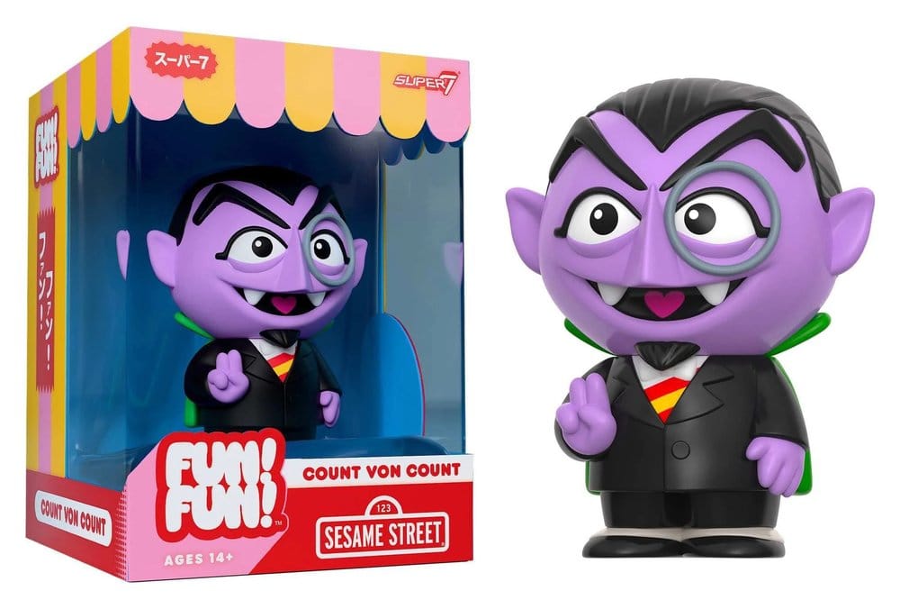 Sesamstraßenspaß! Spaß! Vinylfigur Wave 01 - Count von Count 18 cm