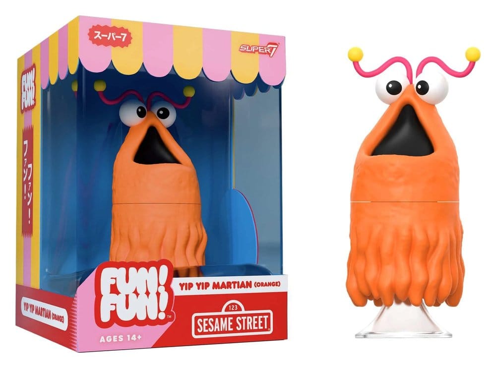 Sesamstraßenspaß! Spaß! Vinylfigur Yip Yip Martian (Orange) 18 cm