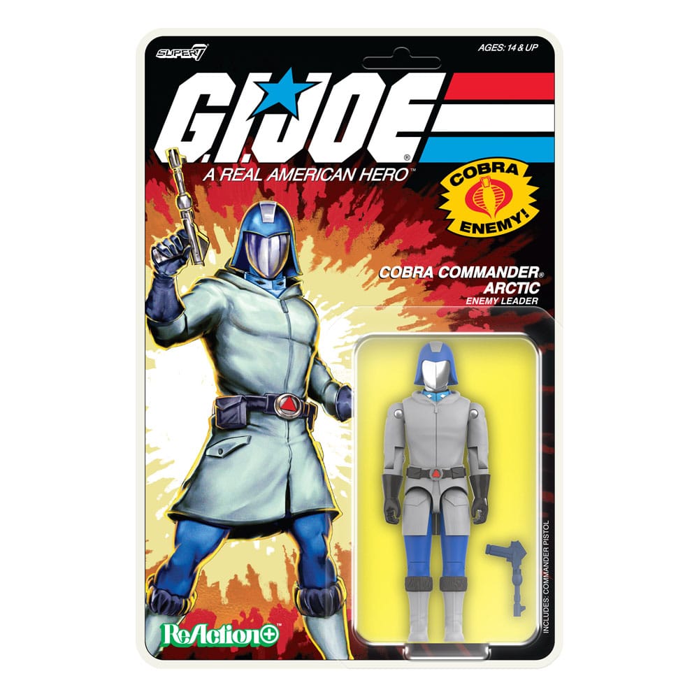 GI Joe ReAction+ Actiefiguur Wave 3 Arctic Cobra Commander (tekenfilm) 10 cm