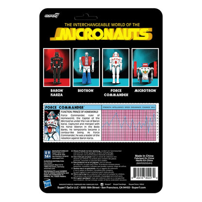 Micronauts ReAction+ Actionfigur Force Commander 9 cm
