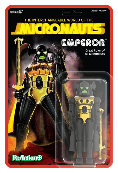 Micronauts ReAction+ Action Figur Wave 03 Emperor 10 cm