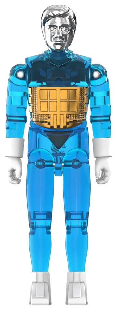 Micronauts ReAction+ Aksiyon Figürü Wave 03 Zaman Gezgini (Yarı Saydam Mavi) 10 cm