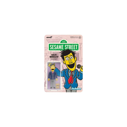 Sesame Street Reaction Action Figura Wave 02 Guy Smiley (con pane) 10 cm