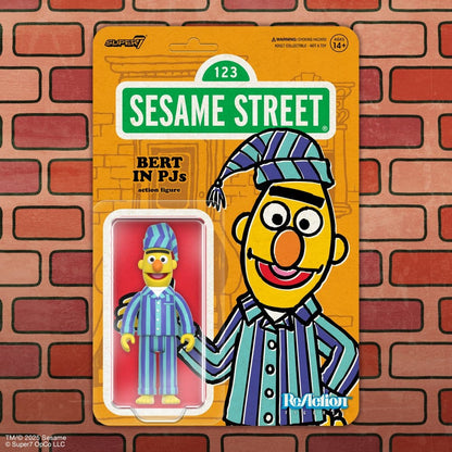 Figura de acción Barrio Sésamo ReAction Wave 06 Bert (PJ) 10 cm