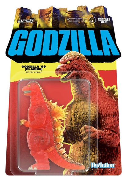 Godzilla Toho ReAction Action Figur Godzilla - 1989 (Blazing) 10 cm