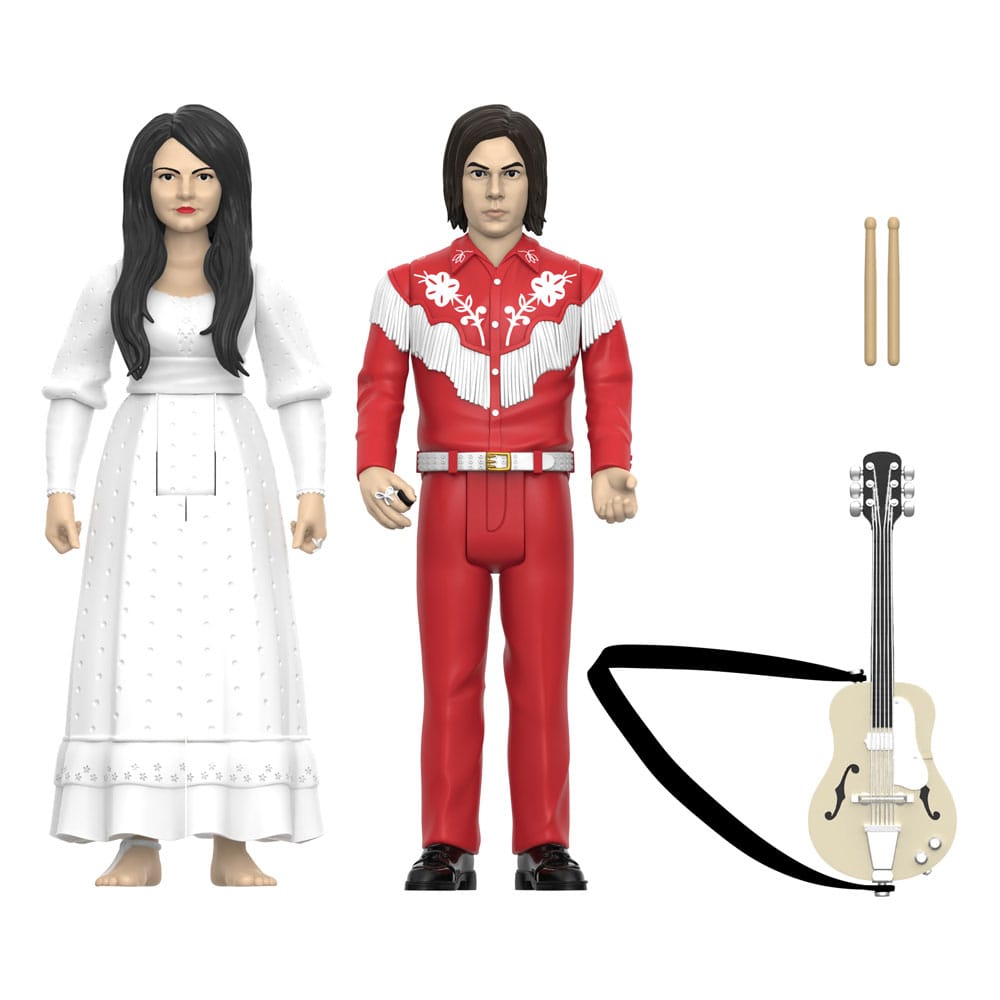 The White Stripes ReAction Figurines 2-Pack Wave 02 The White Stripes (Éléphant) 10 cm