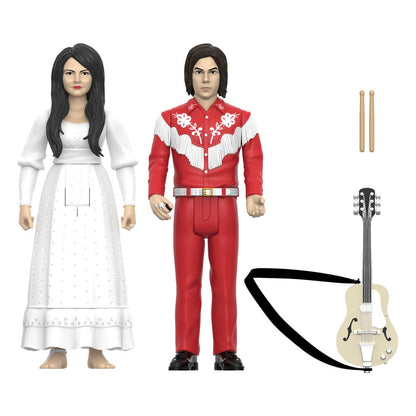 The White Stripes ReAction Figurines 2-Pack Wave 02 The White Stripes (Éléphant) 10 cm