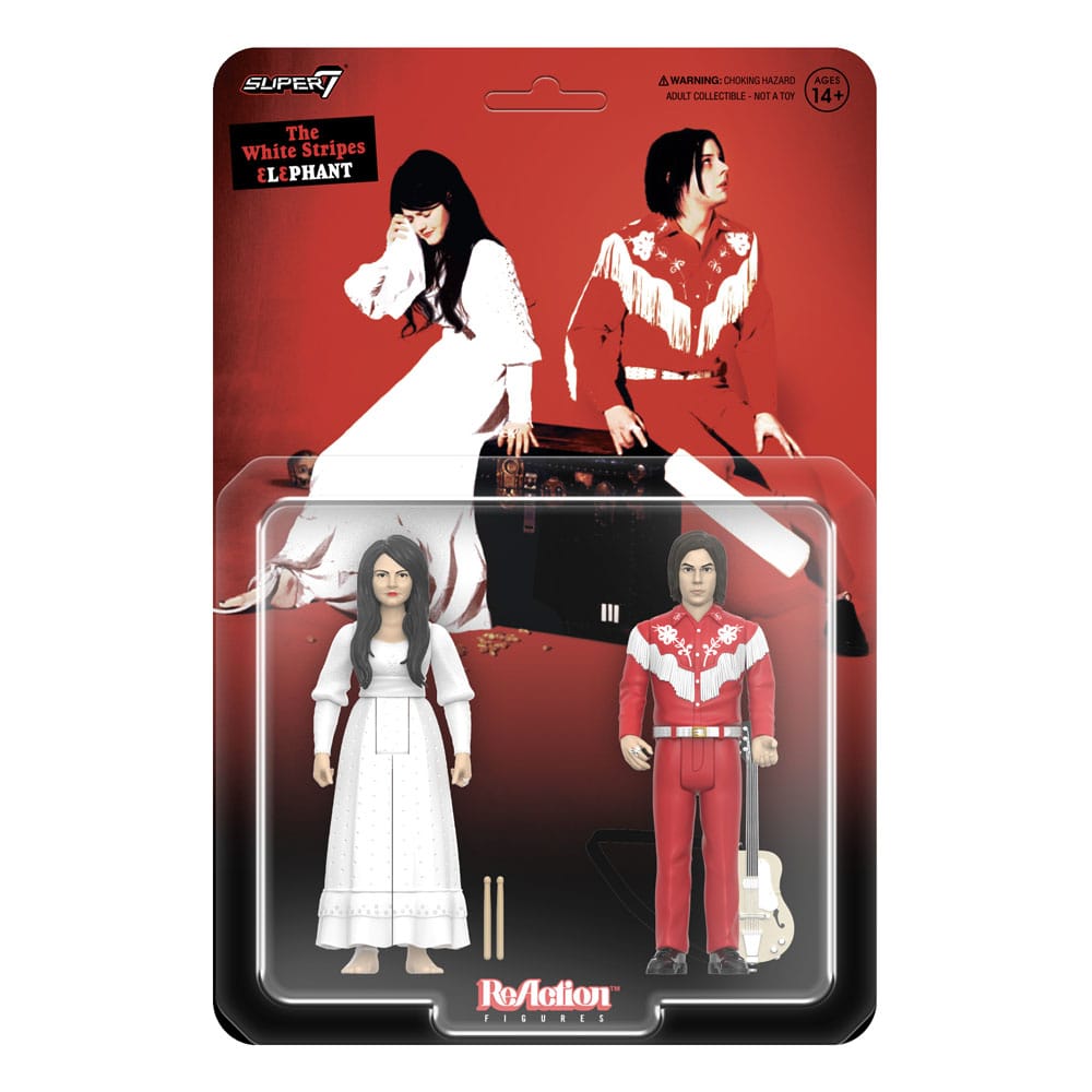 The White Stripes ReAction Actiefiguren 2-pack Wave 02 The White Stripes (Olifant) 10 cm