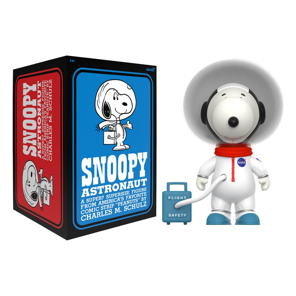 Peanuts Supersize Action Figure in Vinile Snoopy Tuta Spaziale Bianca 30 cm