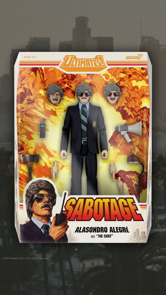 Beastie Boys Ultimates Action Figure Wave 1 Alasondro Alegre som "Chief" 18 cm