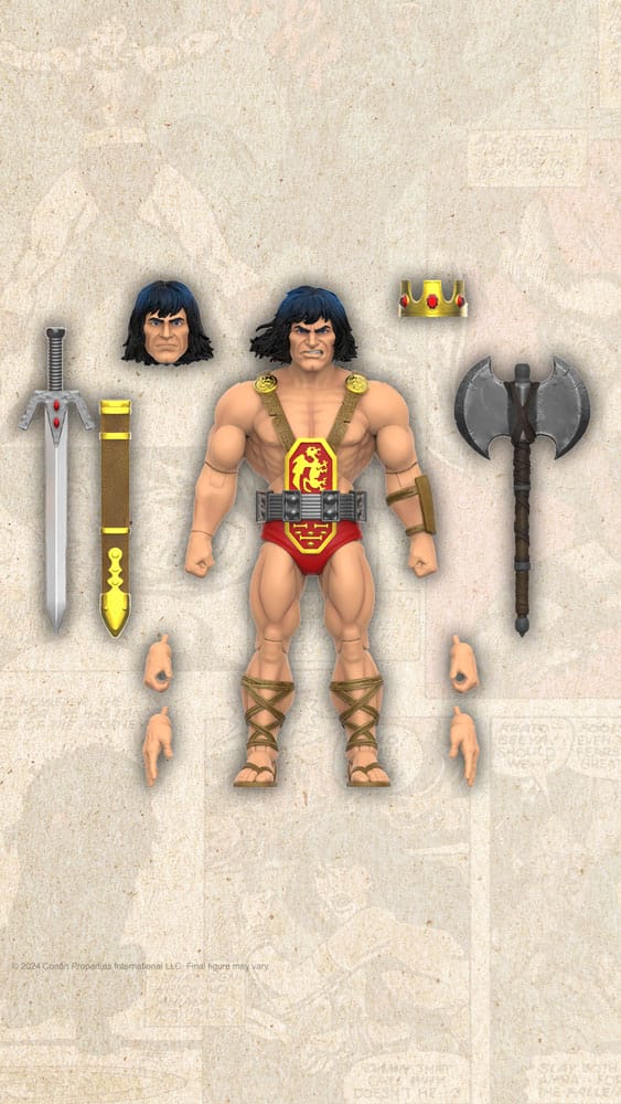 Conan le barbare Ultimemate Action Figure Kull le conquérant 18 cm