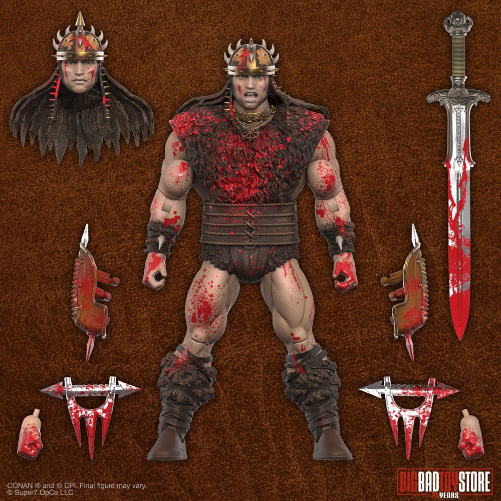 Conan the Barbarian Ultimates Action Figur Conan Blood Soaked Pit Fighter 18 cm